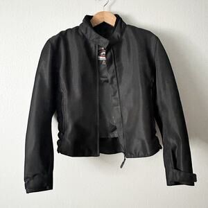 River Road Ladies' Padded Nylon Ruched Short‎ Motorcycle Riding Jacket Size XL
